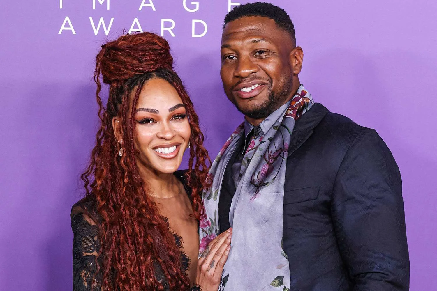 Meagan Good & Jonathan Majors